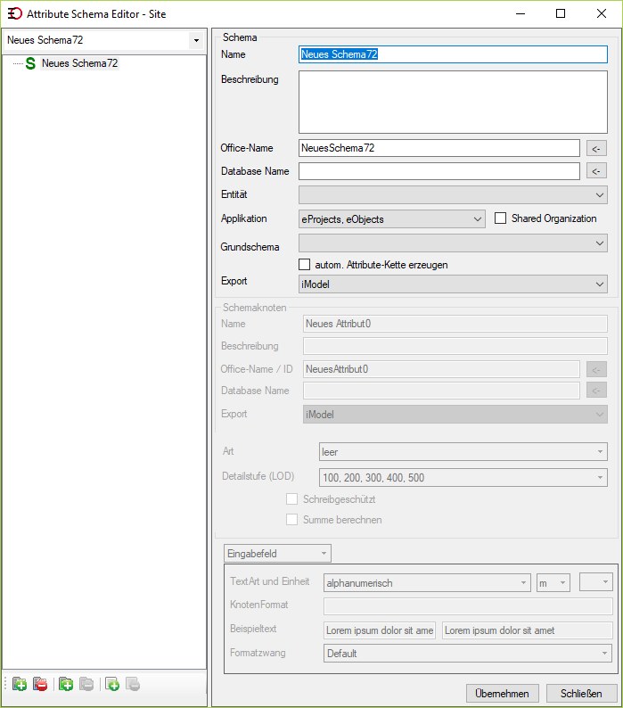 034_eObjects neues Schema erstellen